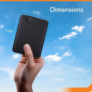باکس تبدیل SATA به USB 3.0 هارددیسک 2.5 اینچ وسترن دیجیتال مدل WD Elements